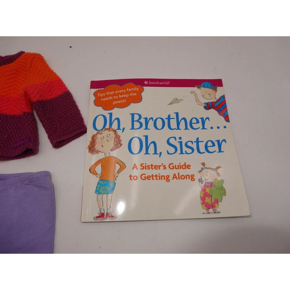 American Girl Doll Warm Winter Outfit Boots Shirt Pants and Book Set